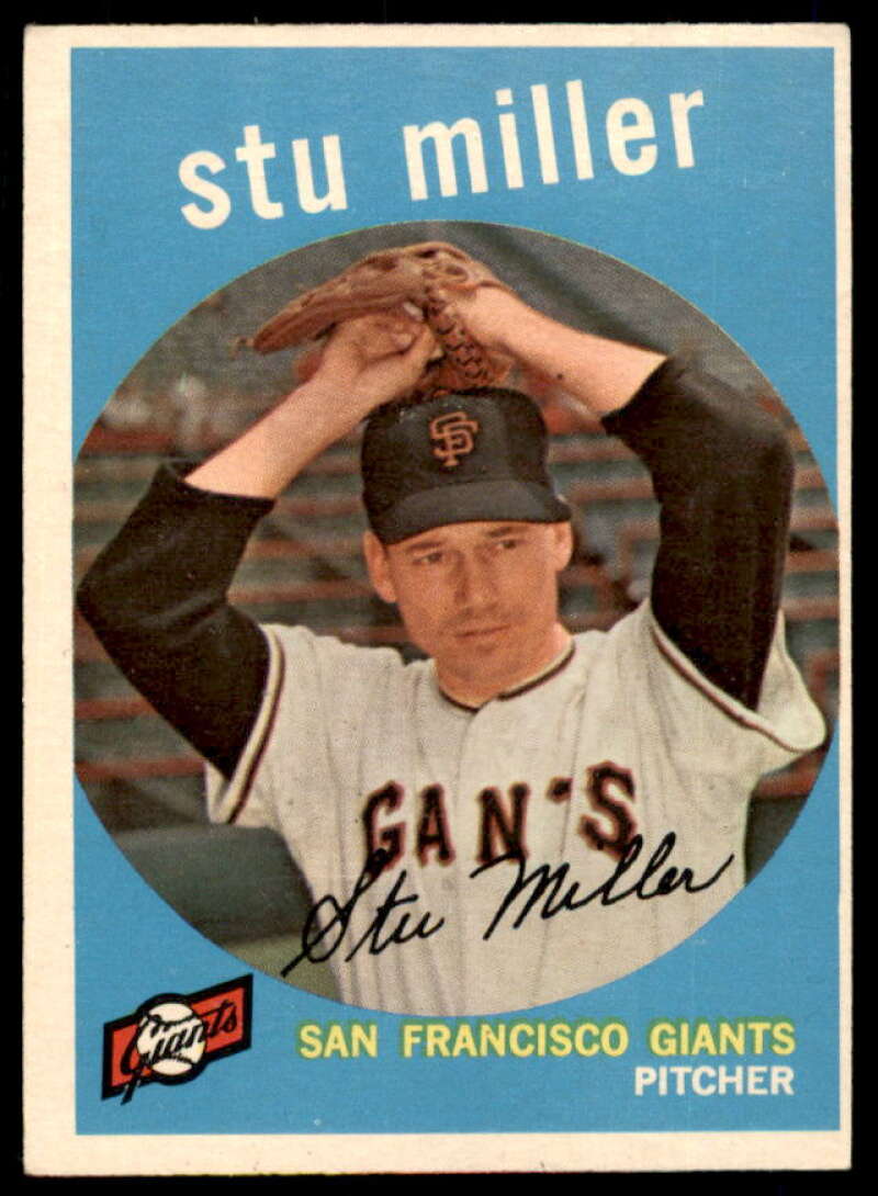 Stu Miller Card 1959 Topps #183  Image 1