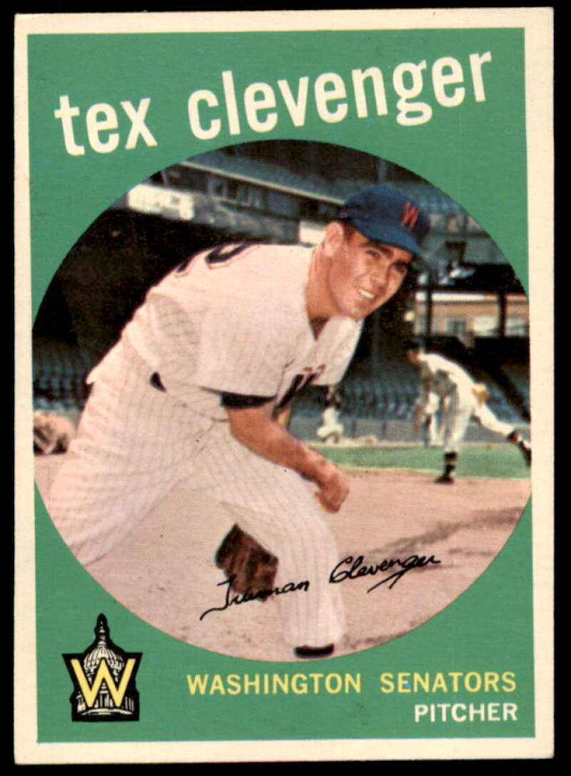 Tex Clevenger Card 1959 Topps #298  Image 1