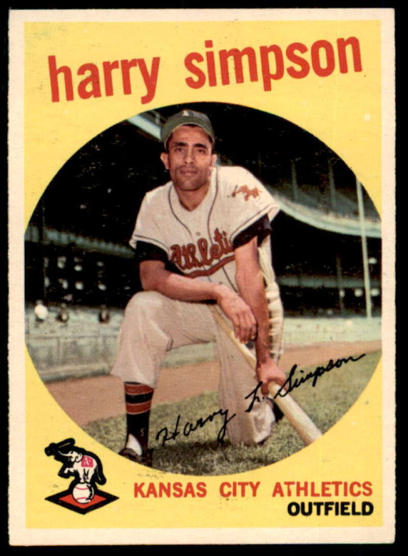 Harry Simpson Card 1959 Topps #333  Image 1
