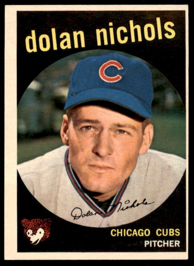 Dolan Nichols RC/With option line Card 1959 Topps #362A  Image 1