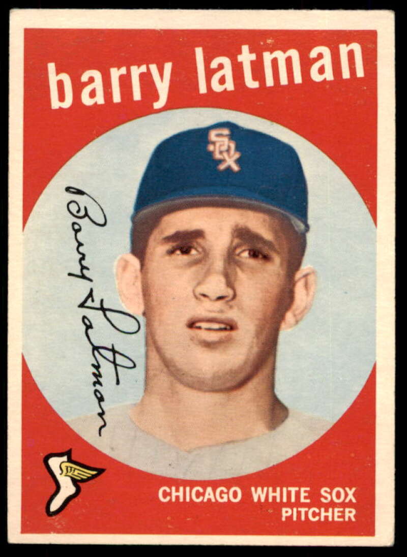 Barry Latman Rookie Card 1959 Topps #477  Image 1