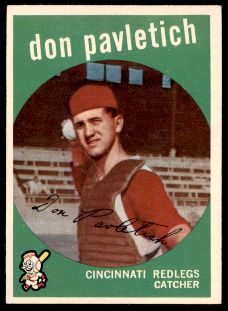 Don Pavletich Rookie Card 1959 Topps #494  Image 1