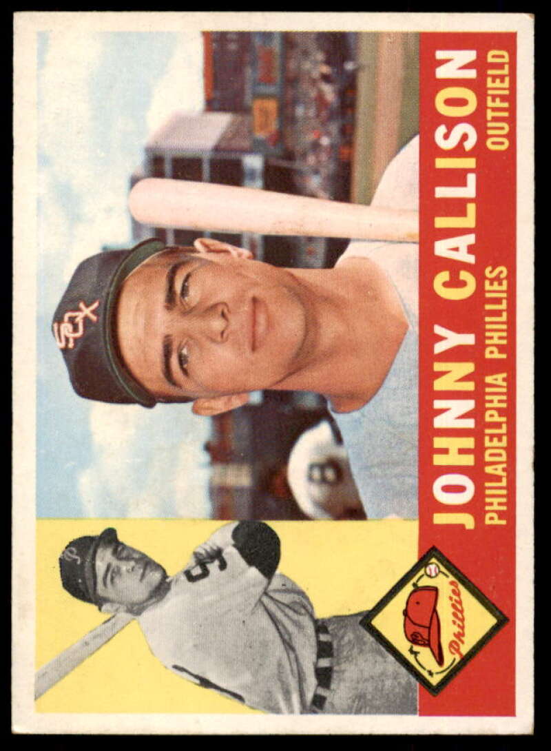 Johnny Callison Baseball Trading Cards