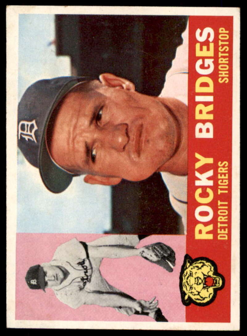 Rocky Bridges Card 1960 Topps #22  Image 1