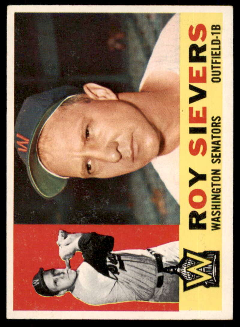 Roy Sievers Card 1960 Topps #25  Image 1