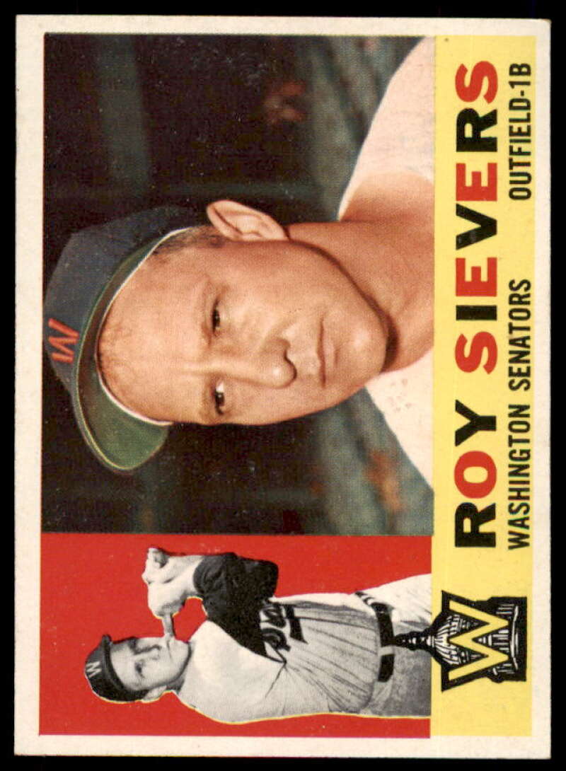 Roy Sievers Card 1960 Topps #25  Image 1