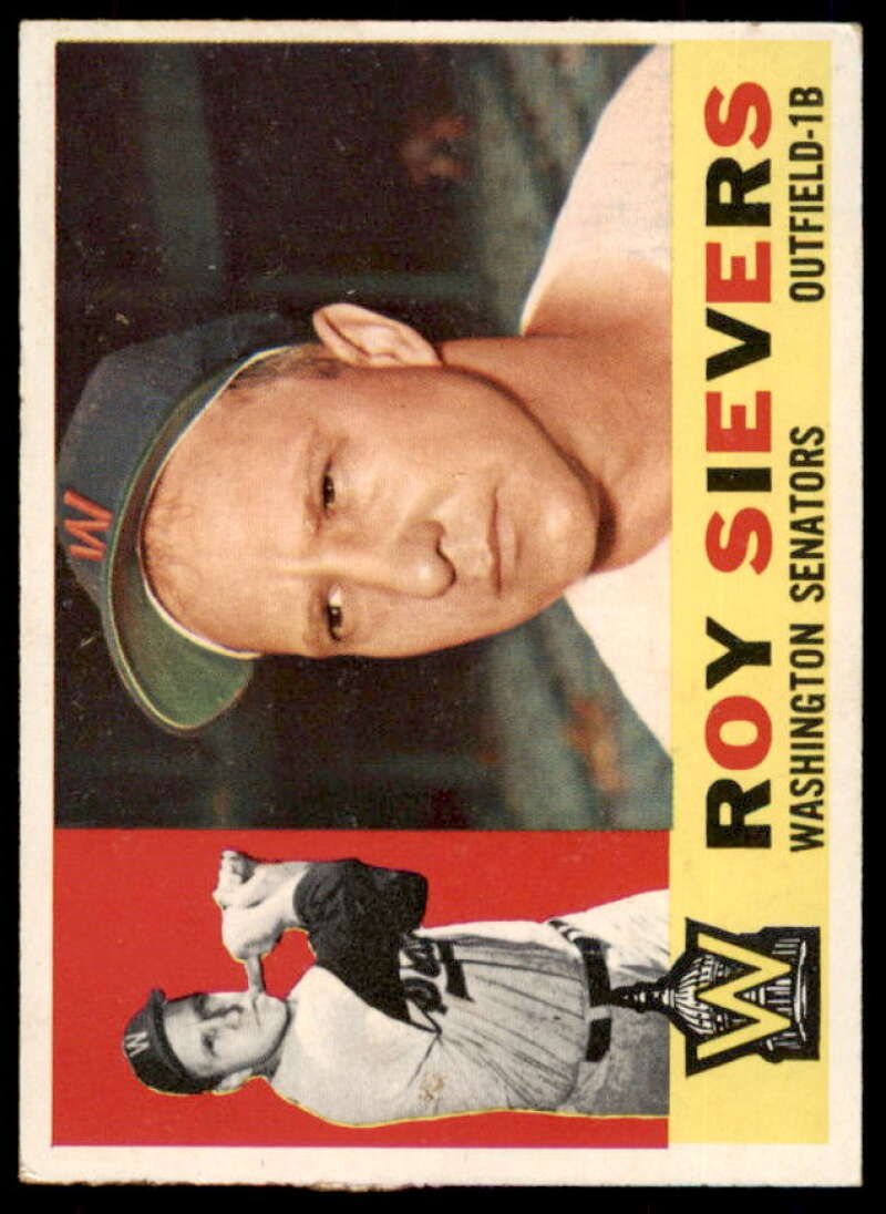 Roy Sievers Card 1960 Topps #25  Image 1