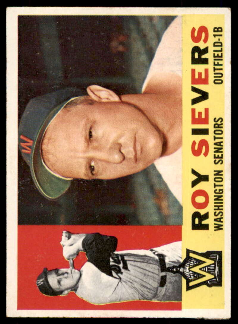 Roy Sievers Card 1960 Topps #25  Image 1