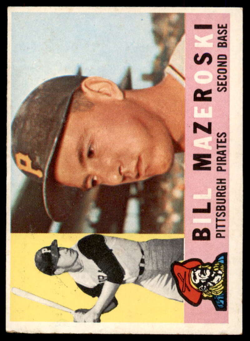 Bill Mazeroski Card 1960 Topps #55  Image 1
