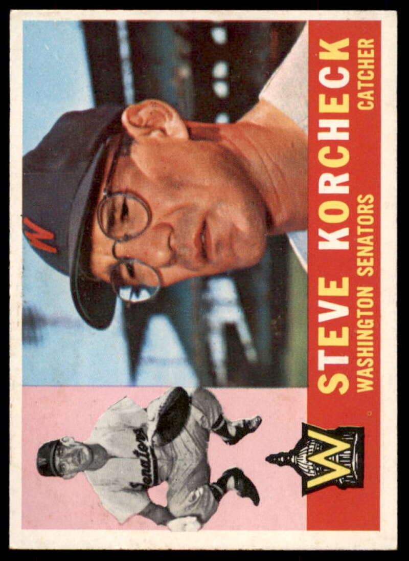 Steve Korcheck Card 1960 Topps #56  Image 1
