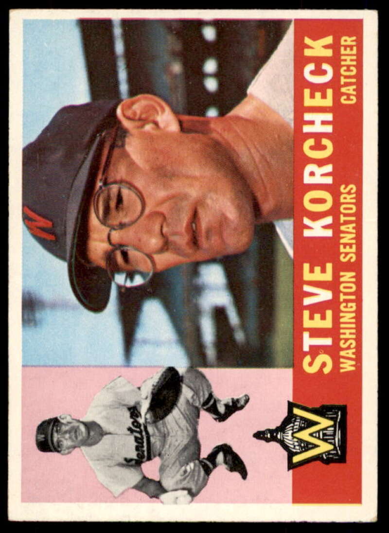 Steve Korcheck Card 1960 Topps #56  Image 1