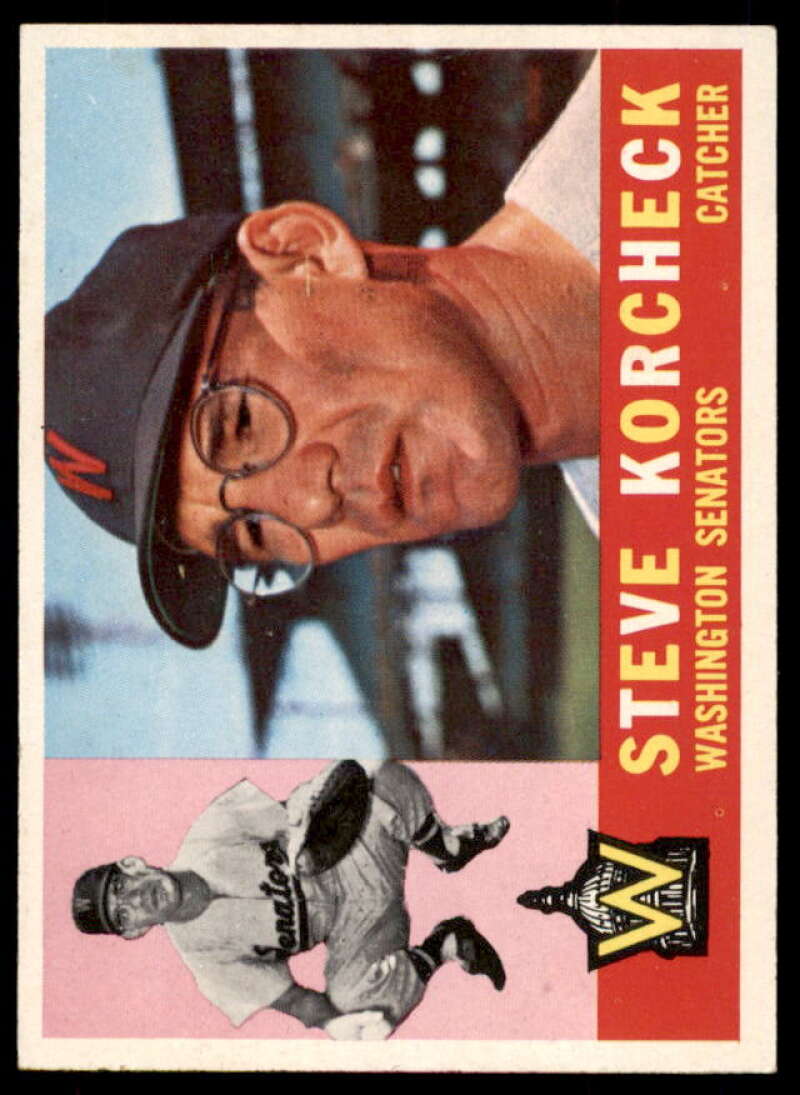 Steve Korcheck Card 1960 Topps #56  Image 1