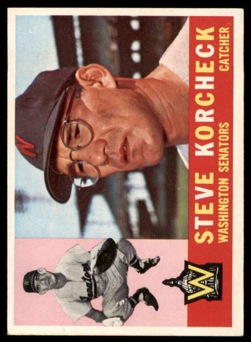 Steve Korcheck Card 1960 Topps #56  Image 1