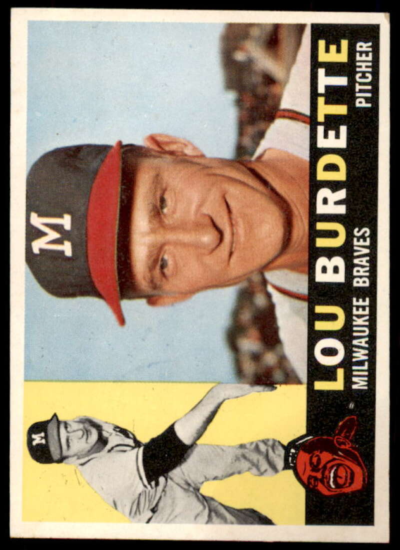 Lew Burdette UER Card 1960 Topps #70  Image 1