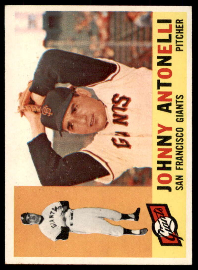Johnny Antonelli Card 1960 Topps #80  Image 1