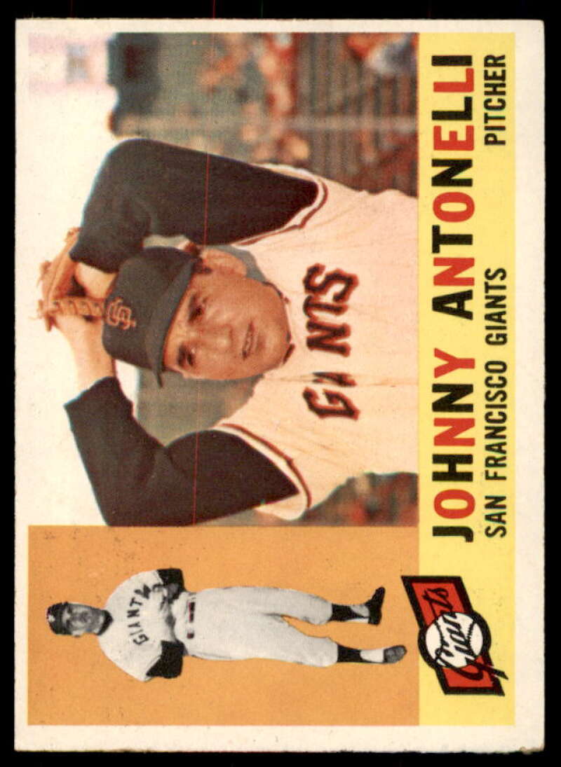 Johnny Antonelli Card 1960 Topps #80  Image 1