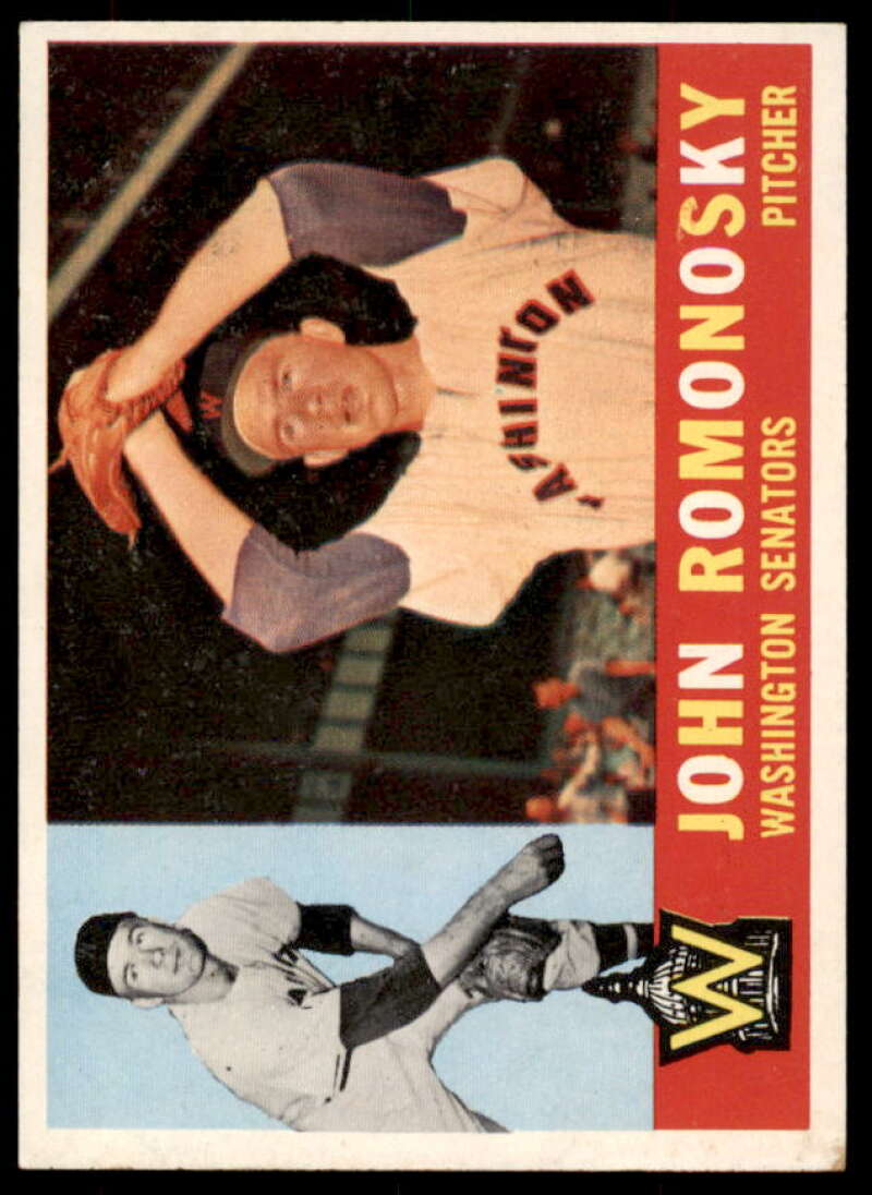 John Romonosky Card 1960 Topps #87  Image 1