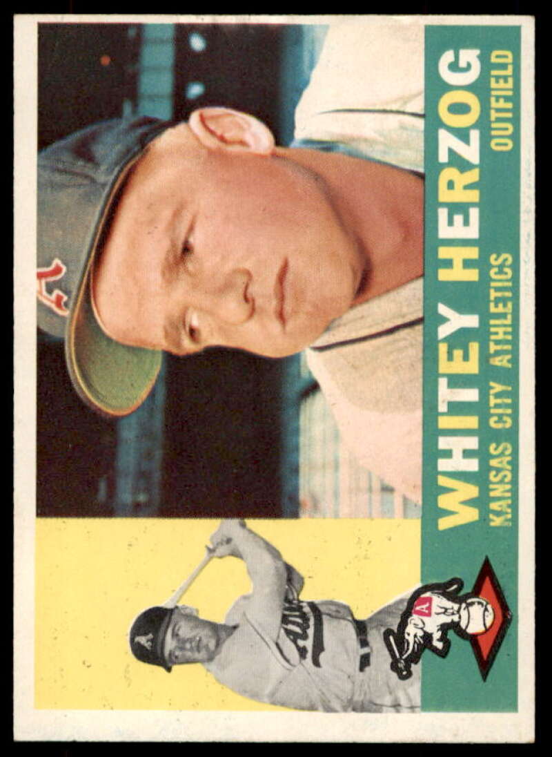 Whitey Herzog Card 1960 Topps #92  Image 1