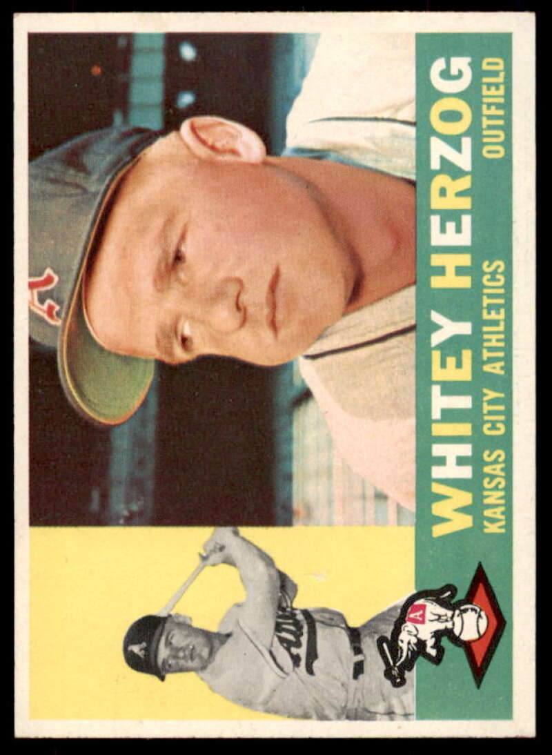 Whitey Herzog Card 1960 Topps #92  Image 1