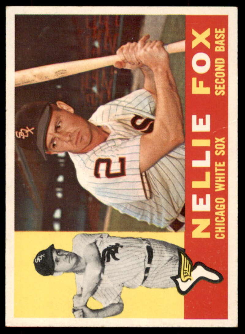Nellie Fox (light crease) Card 1960 Topps #100  Image 1