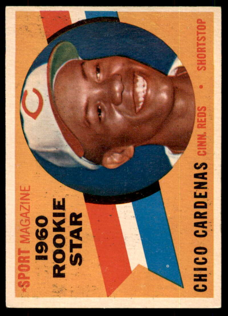 Chico Cardenas RS Rookie Card 1960 Topps #119  Image 1