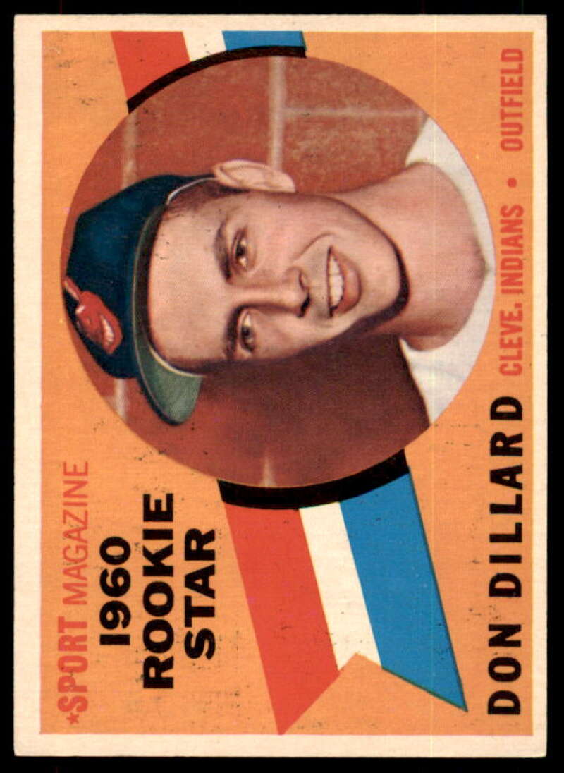 Don Dillard Rookie Card 1960 Topps #122  Image 1