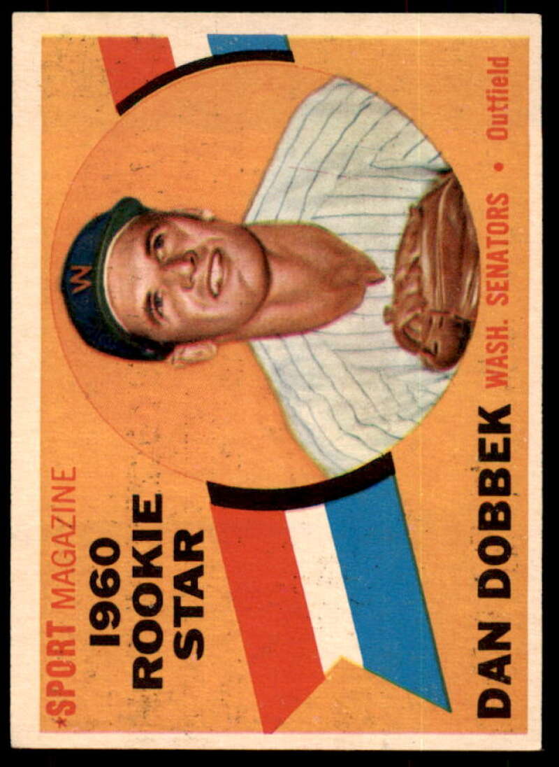 Dan Dobbek Rookie Card 1960 Topps #123  Image 1