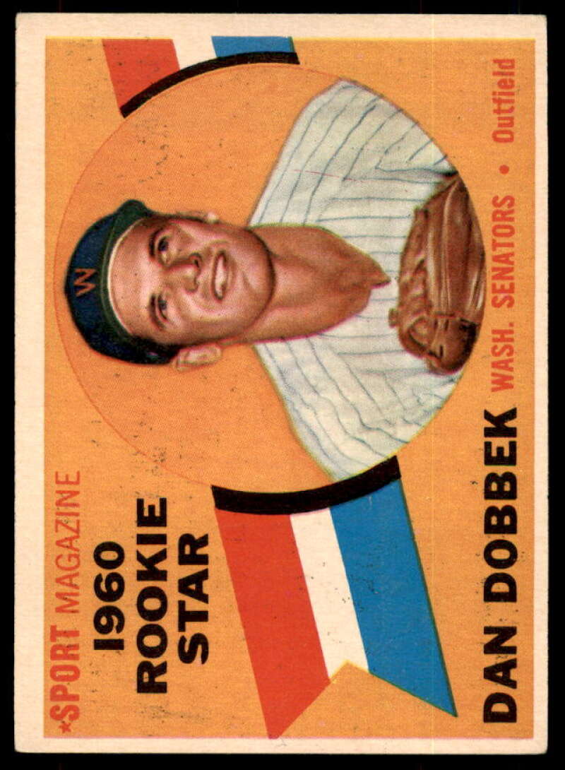 Dan Dobbek Rookie Card 1960 Topps #123  Image 1