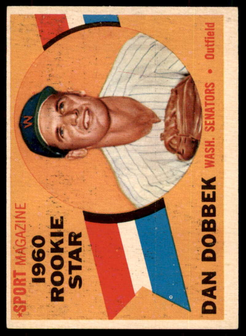 Dan Dobbek Rookie Card 1960 Topps #123  Image 1