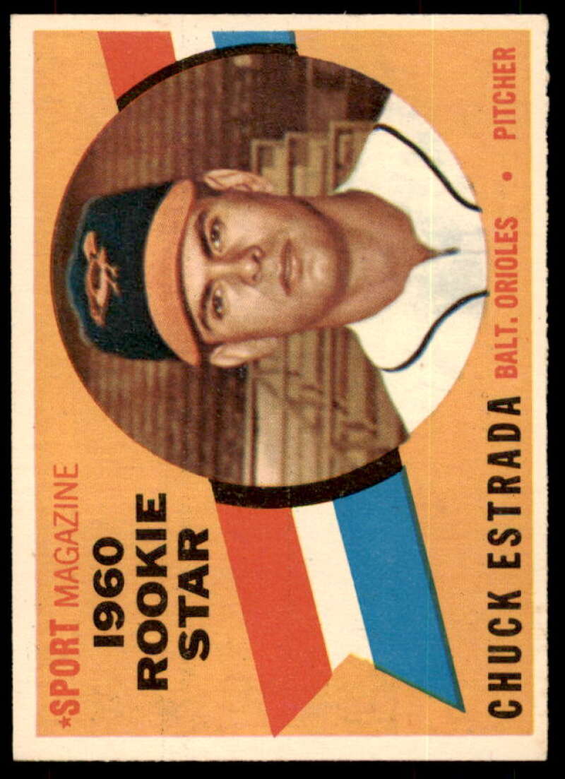 Chuck Estrada RS Rookie Card 1960 Topps #126  Image 1