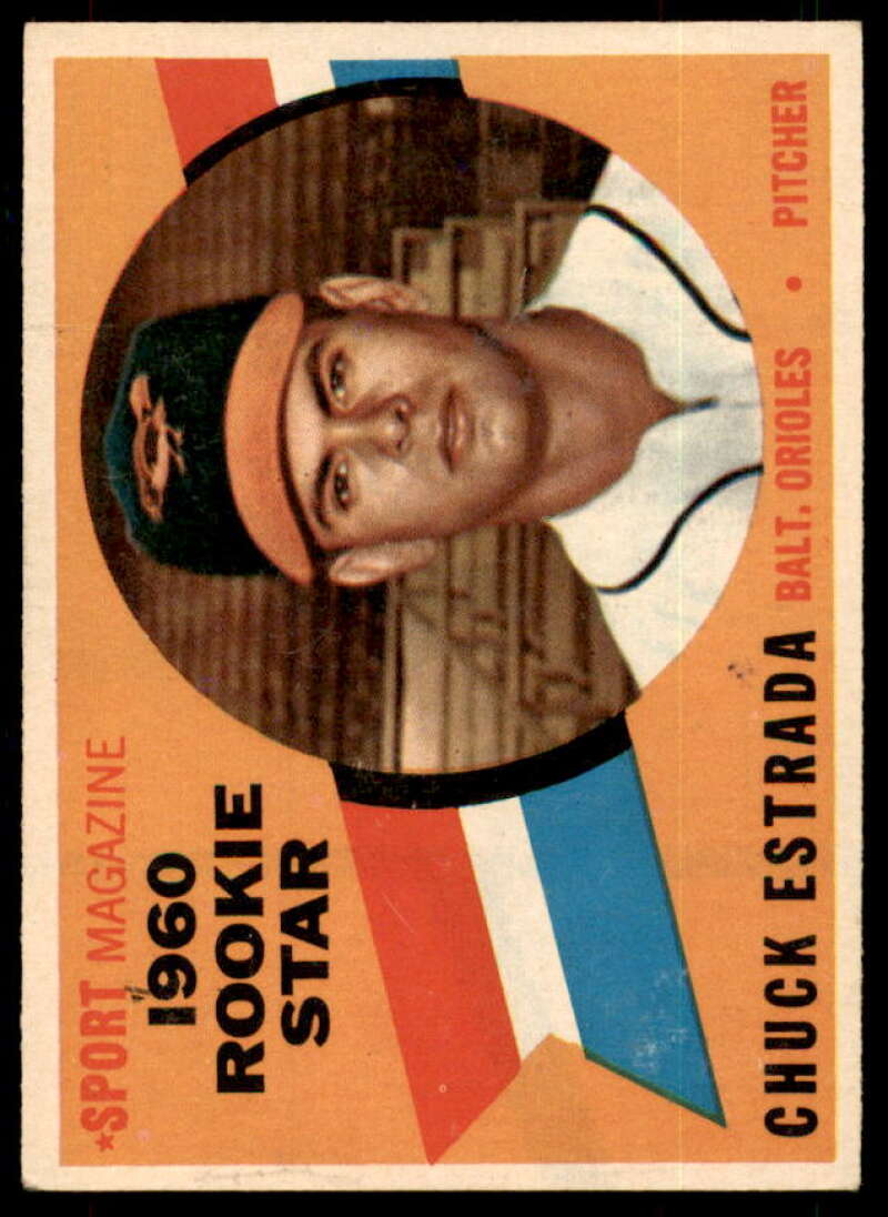 Chuck Estrada RS Rookie Card 1960 Topps #126  Image 1