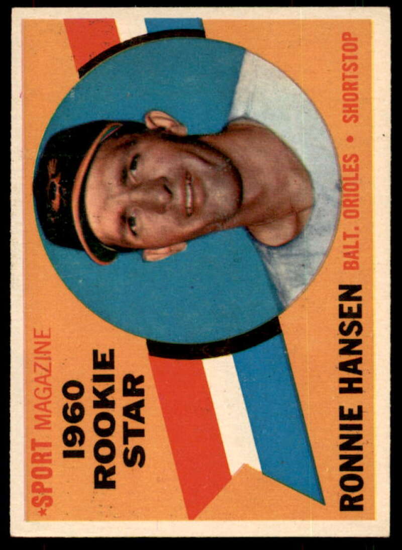 Ron Hansen RS Rookie Card 1960 Topps #127  Image 1