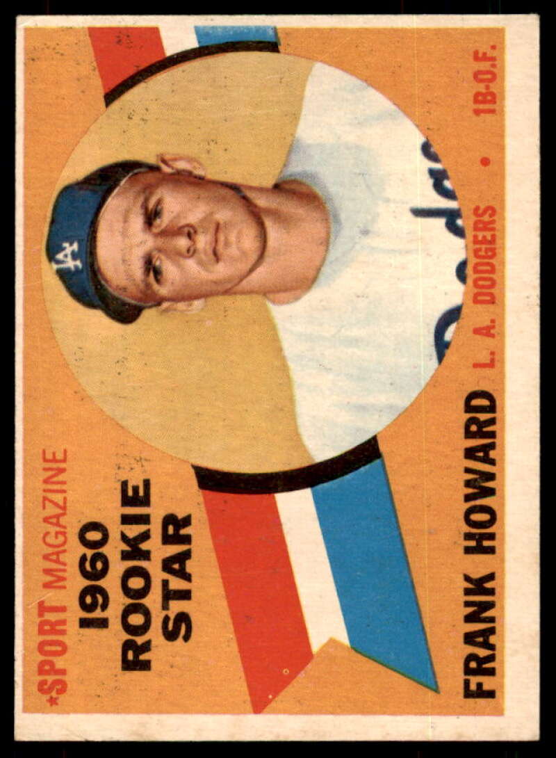 Frank Howard RS Rookie Card 1960 Topps #132  Image 1