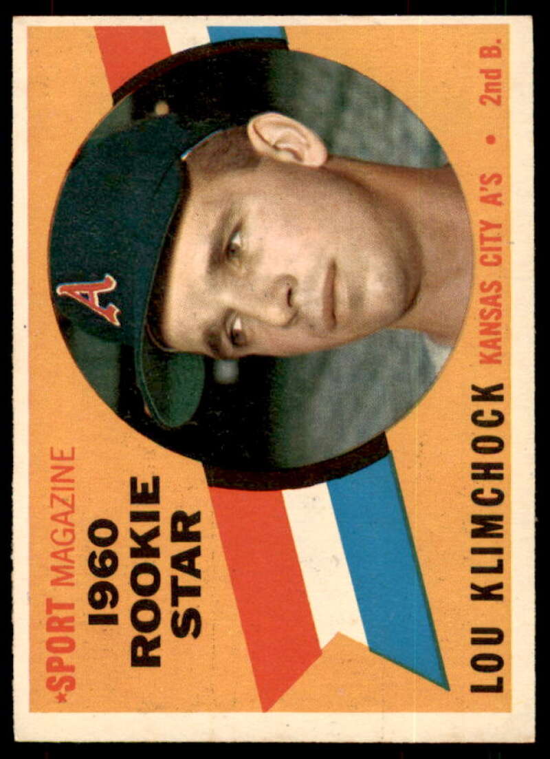 Lou Klimchock RS Rookie Card 1960 Topps #137  Image 1