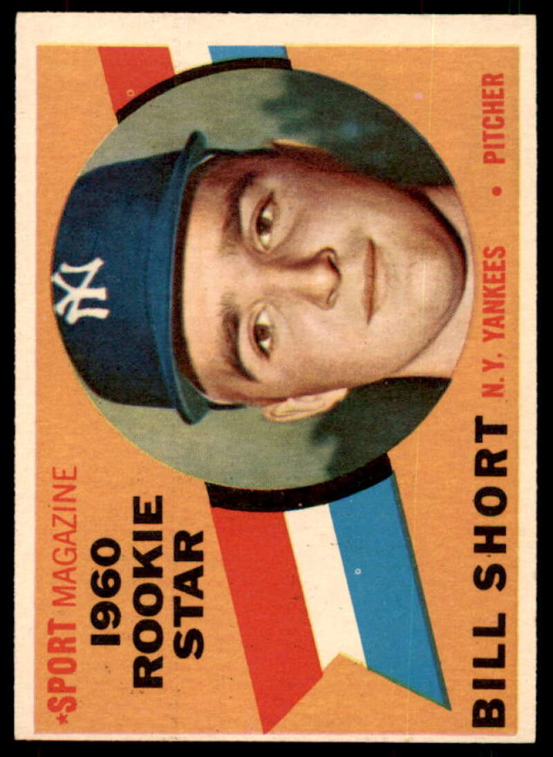 Bill Short RS Rookie Card 1960 Topps #142  Image 1