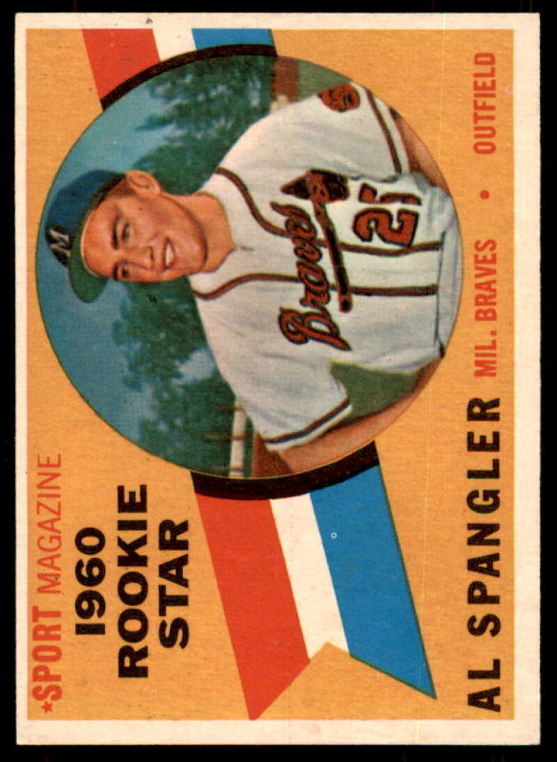 Al Spangler RS Rookie Card 1960 Topps #143  Image 1