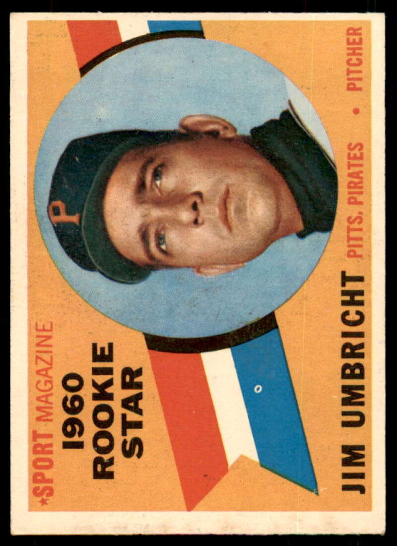 Jim Umbricht RS Rookie Card 1960 Topps #145  Image 1