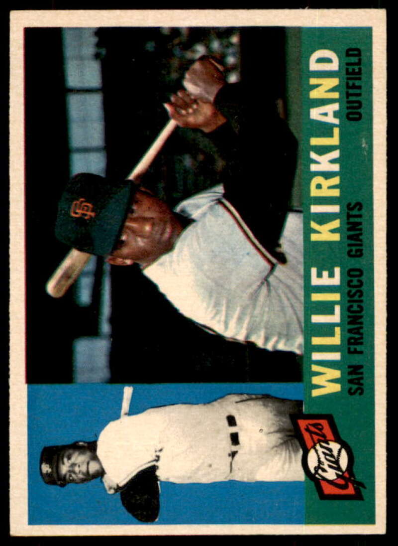 Willie Kirkland Card 1960 Topps #172  Image 1