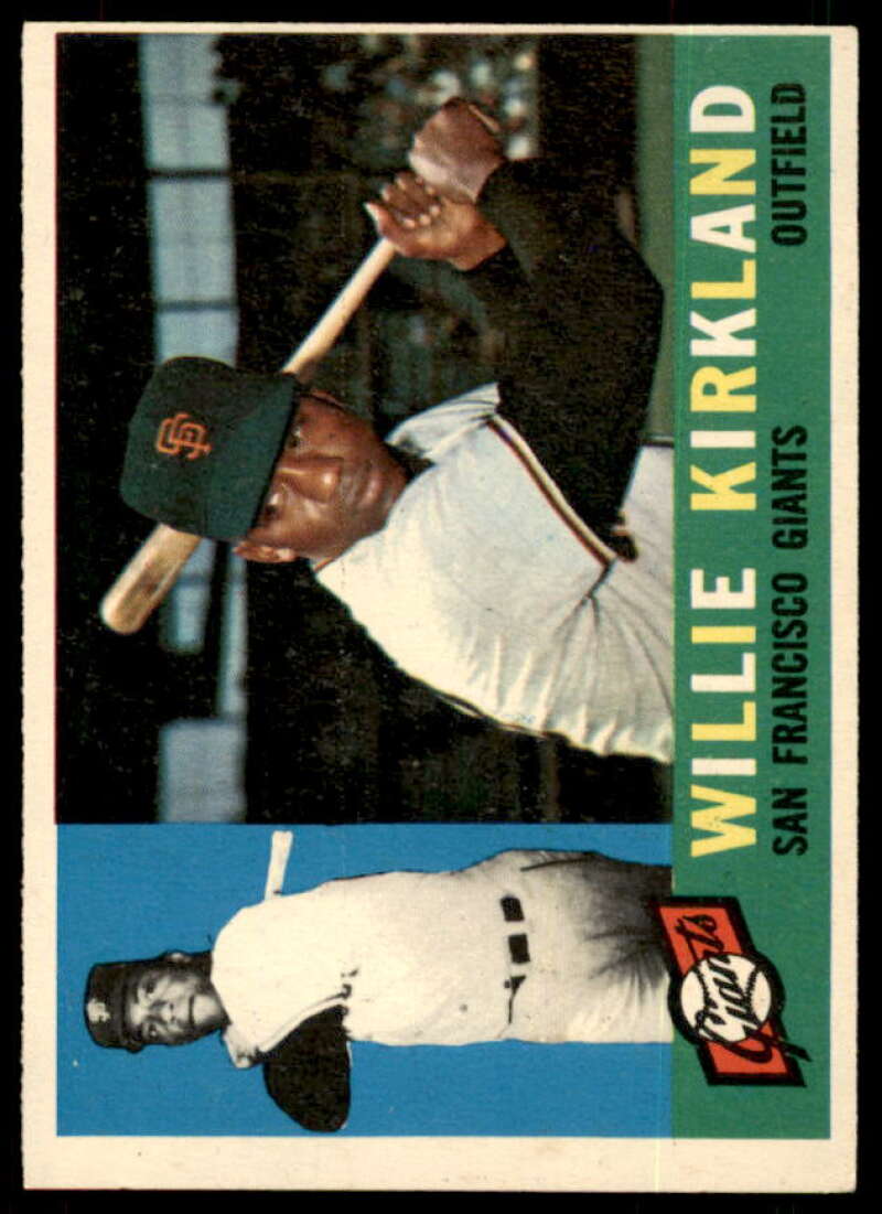 Willie Kirkland Card 1960 Topps #172  Image 1