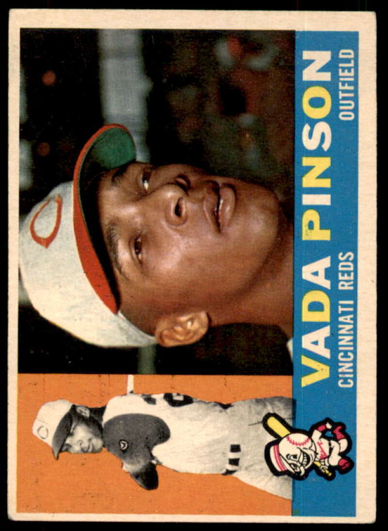 Vada Pinson Card 1960 Topps #176  Image 1