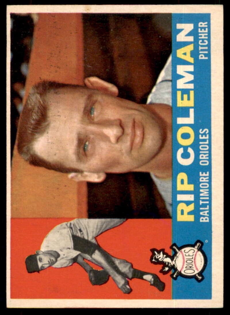 Rip Coleman Card 1960 Topps #179  Image 1