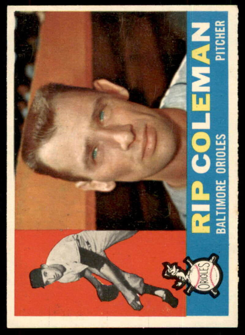 Rip Coleman Card 1960 Topps #179  Image 1