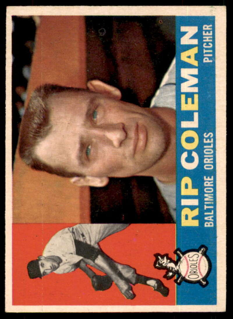 Rip Coleman Card 1960 Topps #179  Image 1