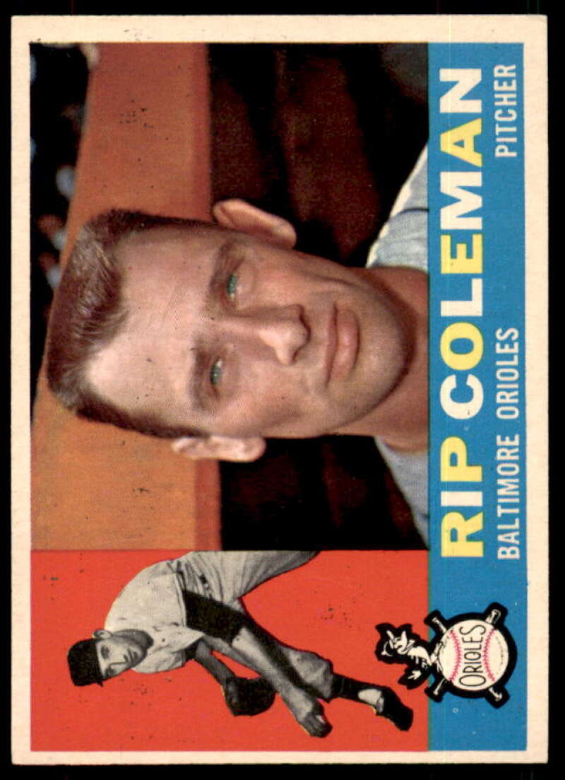 Rip Coleman Card 1960 Topps #179  Image 1