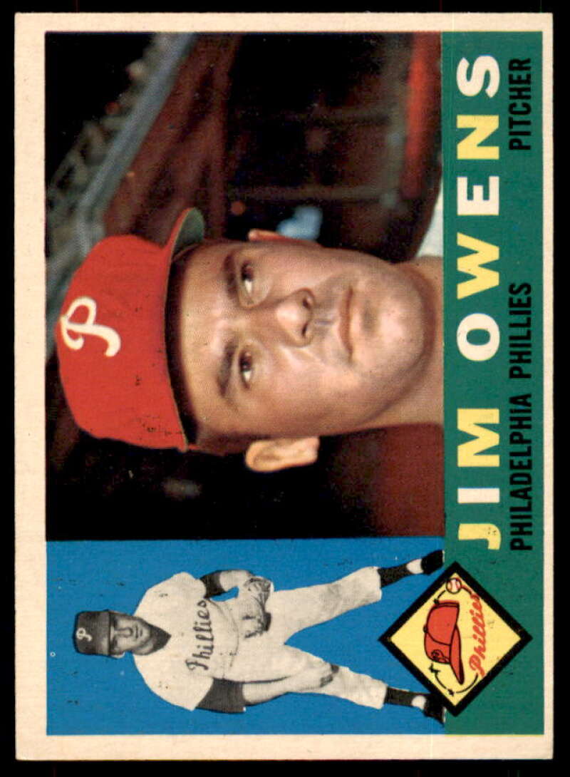 Jim Owens Card 1960 Topps #185  Image 1