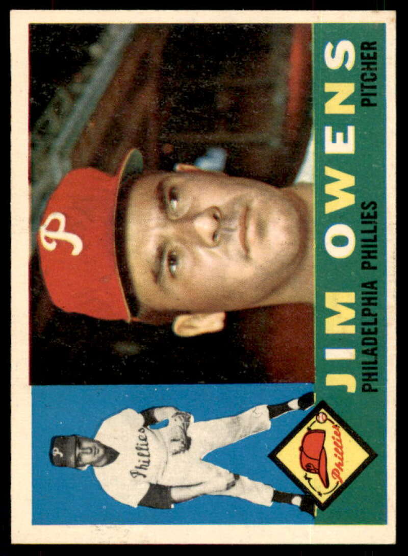Jim Owens Card 1960 Topps #185  Image 1