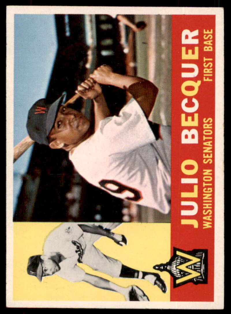 Julio Becquer Card 1960 Topps #271  Image 1