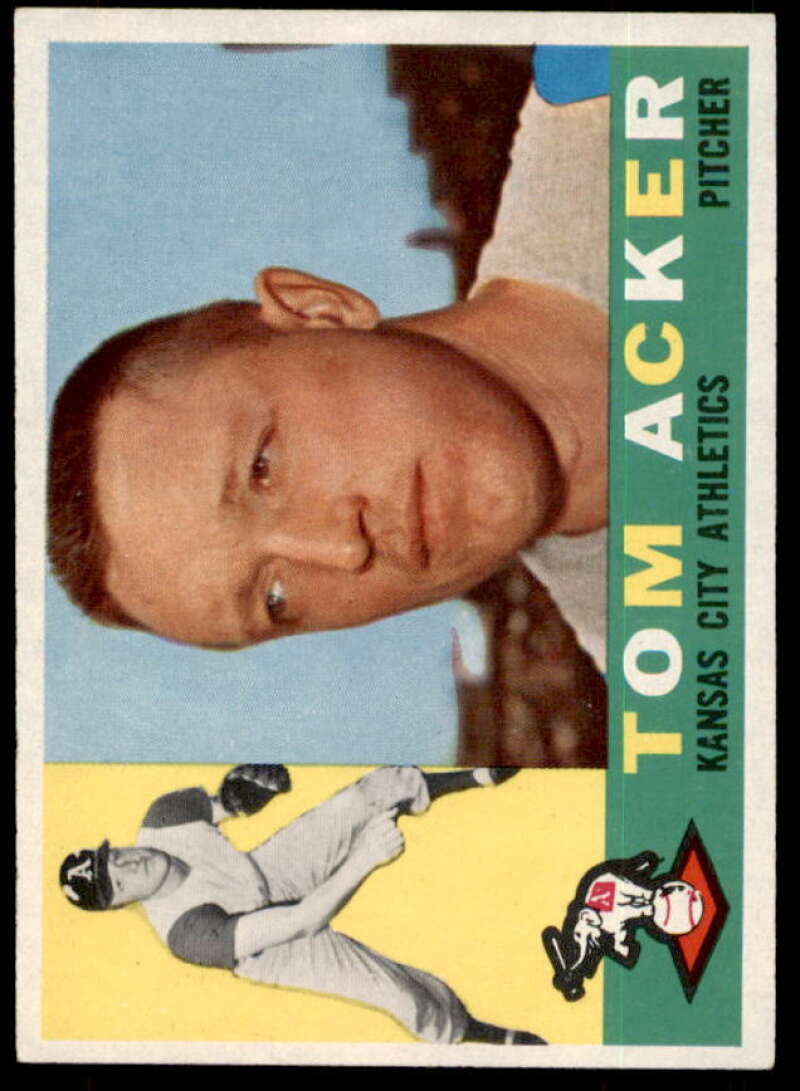 Tom Acker Card 1960 Topps #274  Image 1