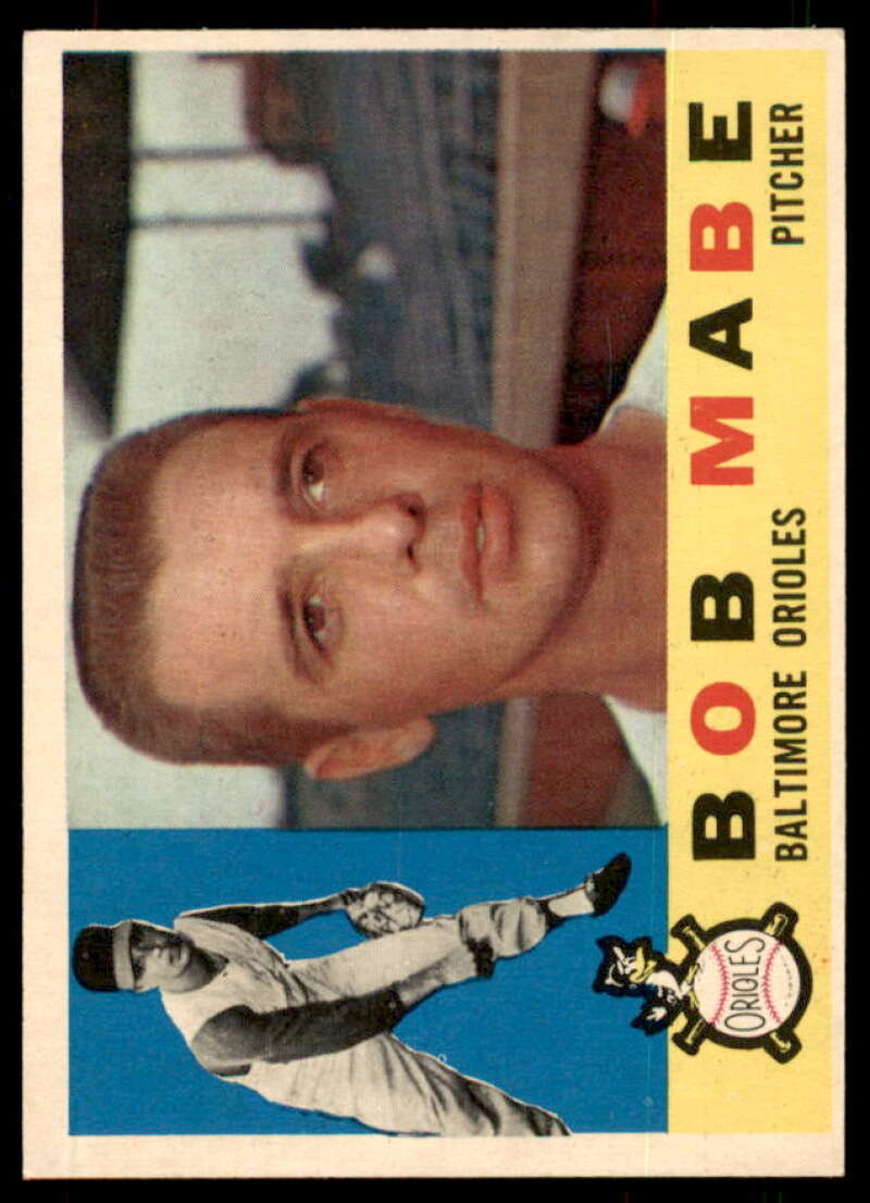 Bob Mabe Card 1960 Topps #288  Image 1