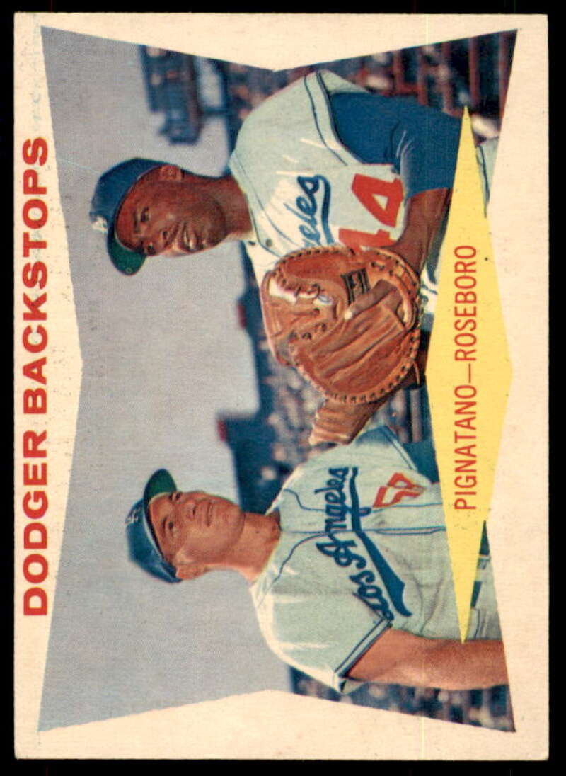 Dodger Backstops/Joe Pignatano/John Roseboro Card 1960 Topps #292  Image 1